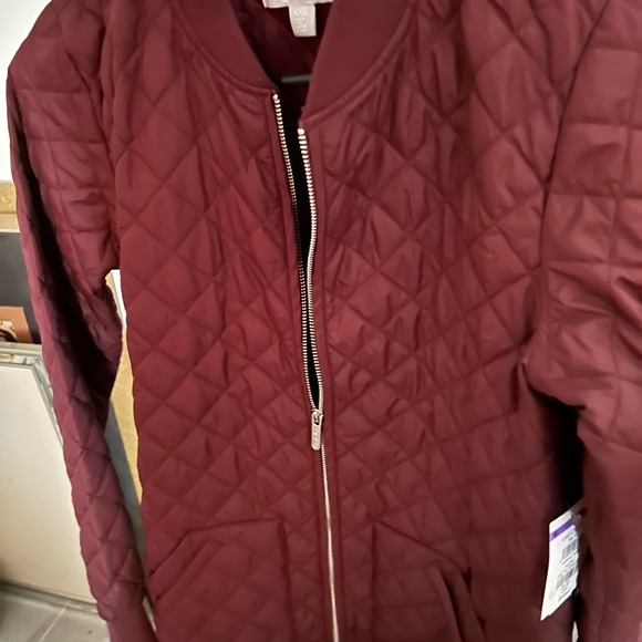 Jacket - Burgundy - Picture 2 of 4